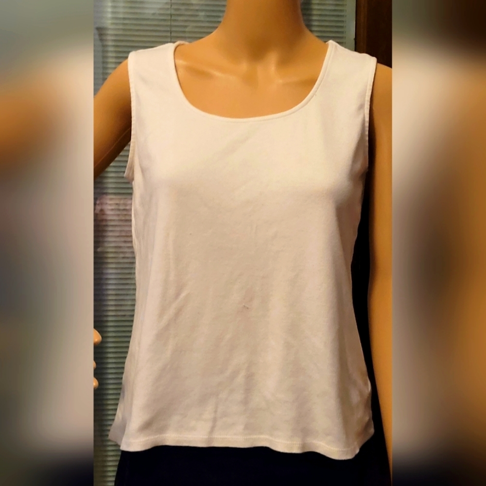 Coldwater Creek Supima Cotton Classic Tank XS